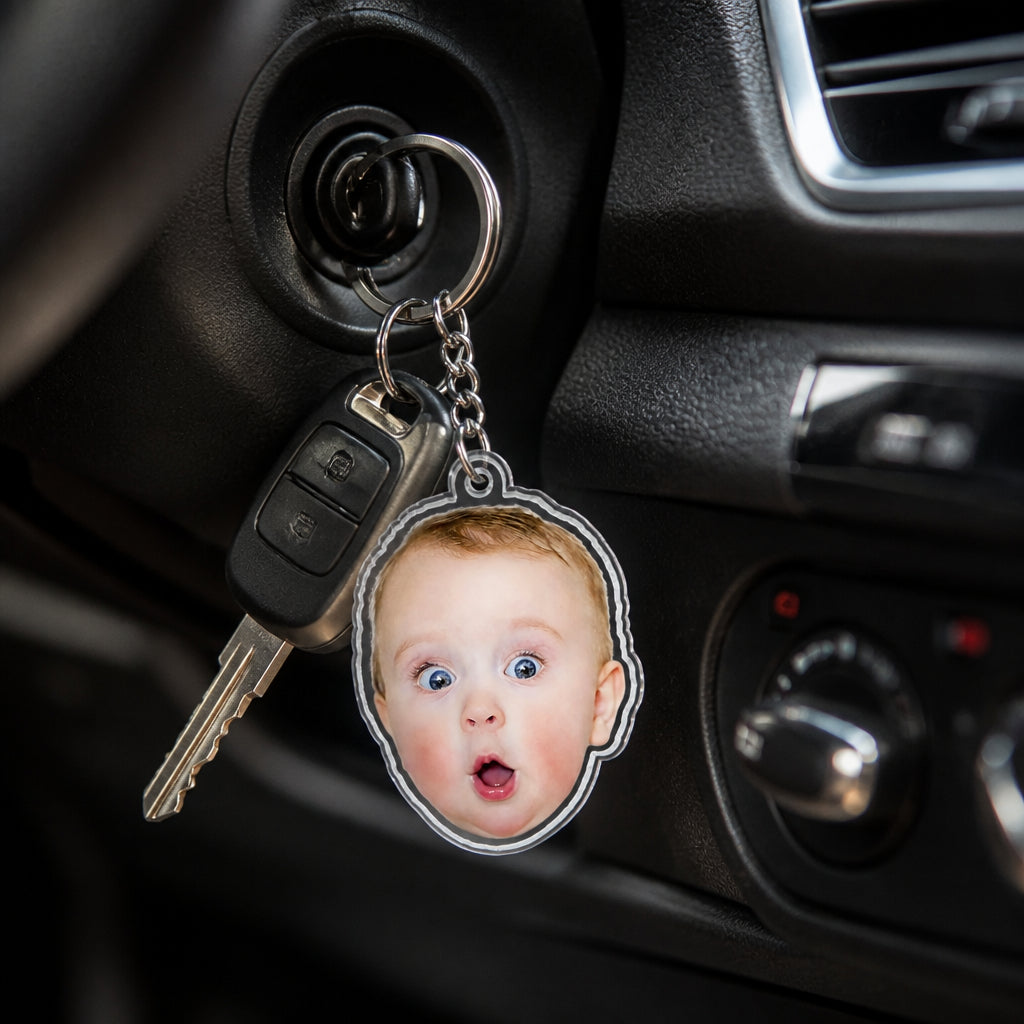 Custom Face Cutout Acrylic Keychain / Car Charm - Personalized Acrylic Keychain 56a09c08-1de5-4cee-9f03-a08e2865b739.jpg