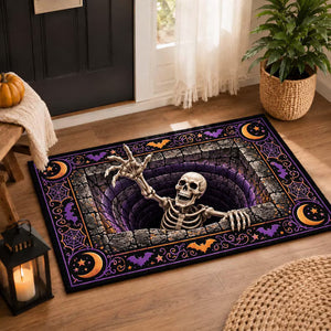 Halloween Skeleton Skull Doormat, 3D Optical Illusion Doormat, Pumpkin Floor Mat, Haunted House Decor, Spooky Halloween Party Entryway Rug 56b6fa5b-b06b-415c-8e4e-de9672fb47ad-dfgdfgfdghrtukji-3-.jpg