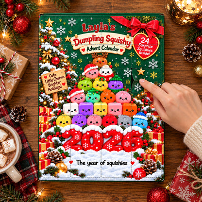Merry Dumpling Countdown - Personalized Dumpling Advent Calendar - Real Silicone Mini Dumpling Squishies 56cfde9d-2739-4b2a-8d99-51b0201478e8-mk-2.jpg
