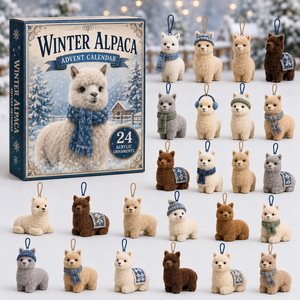 Winter Alpaca Advent Calendar 2026 - 24-Day Festive Countdown, Acrylic Charms Blind Box - Gift For Farm Lovers 56e56d03-872d-418d-9862-b9532b67d422-alpaca-box-charms.png