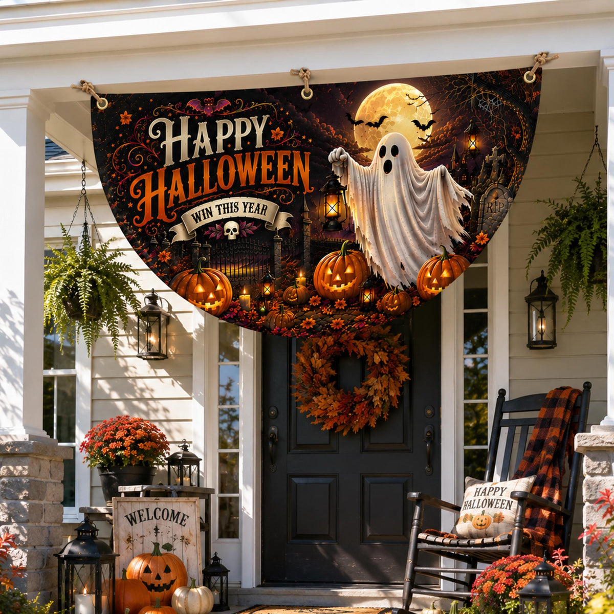 Halloween Half Moon Bunting Flag, Happy Halloween Fan Banner, Front Porch Decor, Fall Outdoor Flag, Front Door Yard Decoration 570161cc-9290-46c0-a980-4786d3c04f9c-4.jpg