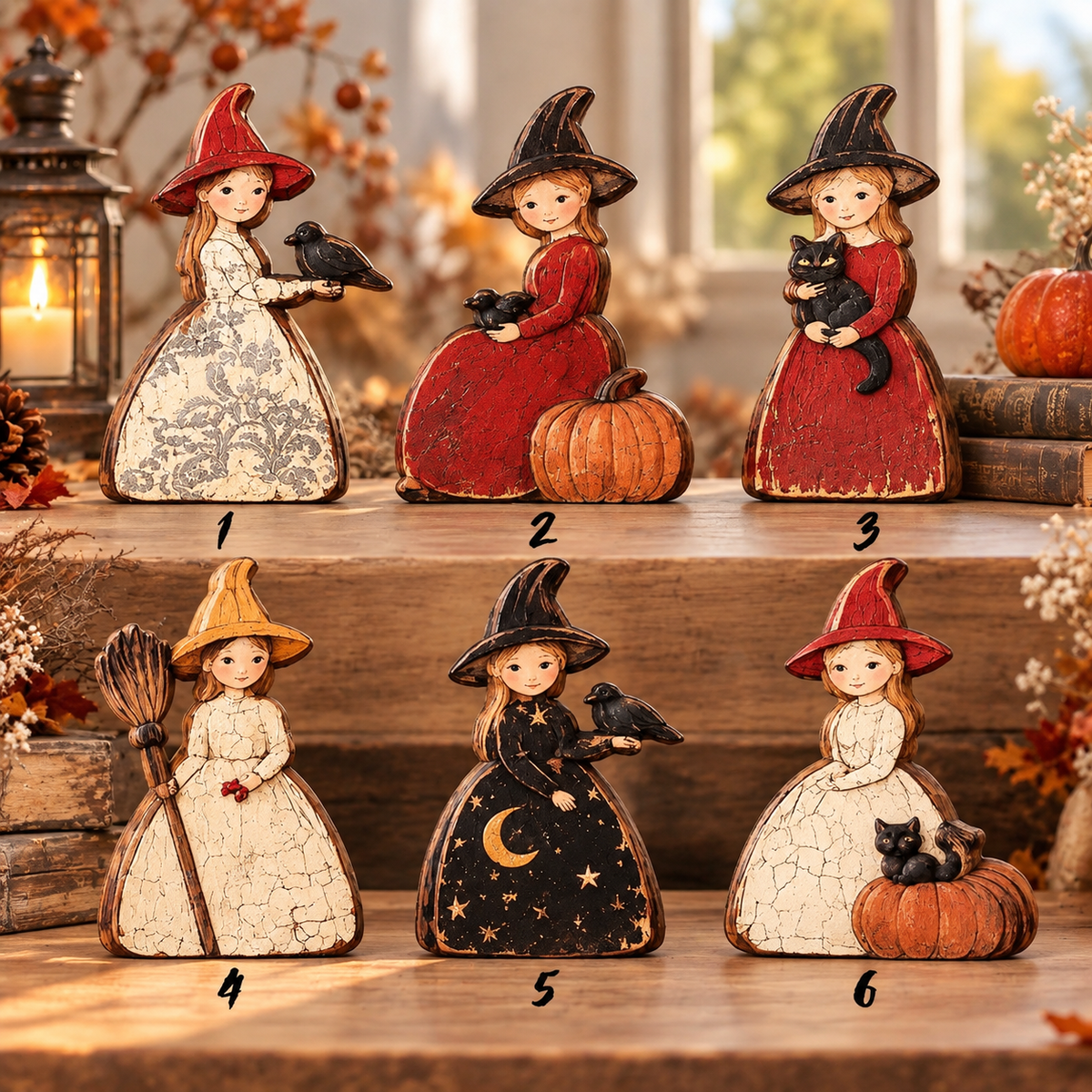 Charming Halloween Witch Wooden Block, Rustic Fall Decor, Spooky Cute Witch Figurine, Autumn Farmhouse Mantle Decoration 570c7b2c-f3fb-46f8-a131-7e9a01c28da6-t-u-2-.png