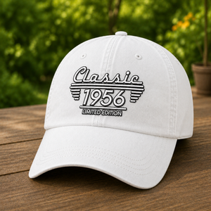 70th Birthday Embroidered Hat, Born in 1956, Dad birthday gifts, Classic Car Lover, Limited Edition, 70th Birthday Gift for men, Grandpa Turning Seventy