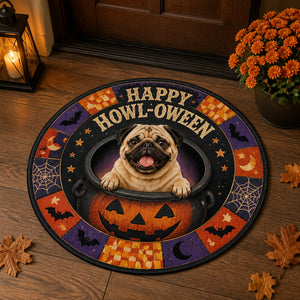 Halloween Pet Photo Round Doormat – Upload Your Pet - Personalized Doormat 5735ec6b-ab22-4d25-9fca-268a06b42ad4.jpg