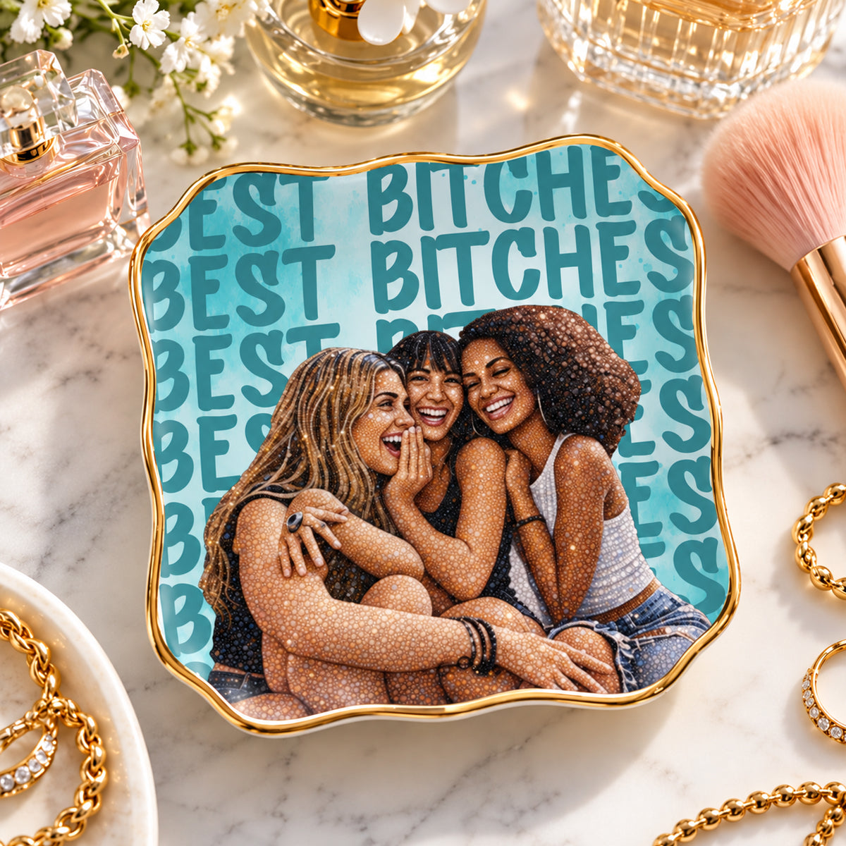 Custom Photo Rhinestone Art Besties Funny Keepsake - Personalized Ring Dish 57439cbe-3654-48e7-bf62-2ad36090b1dc-BN-2.jpg