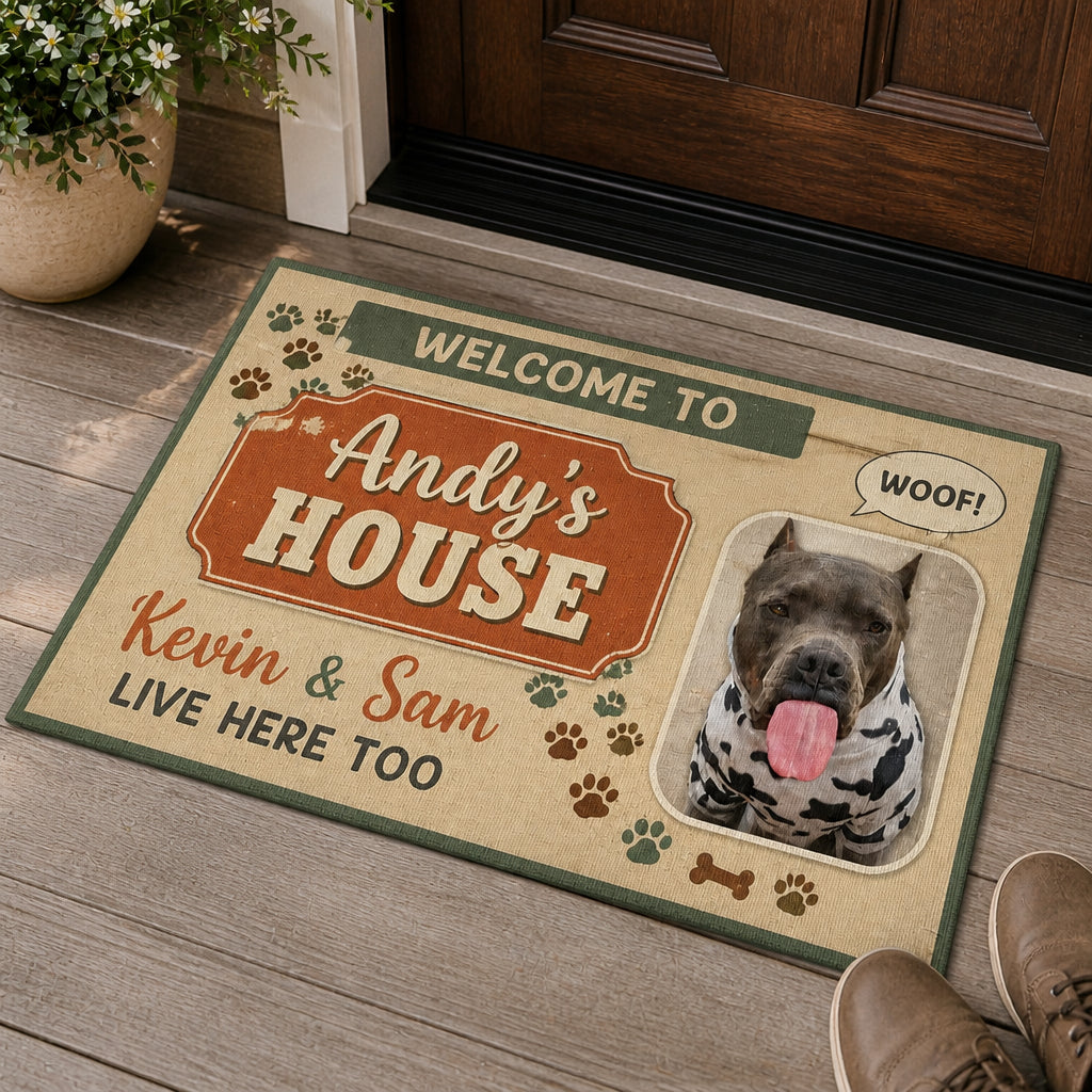 Personalized Pet Photo Welcome Doormat – [Name]'s House - Personalized Doormat 576f6e9f-d9fb-4ec0-84d0-2206d7999a8c.jpg