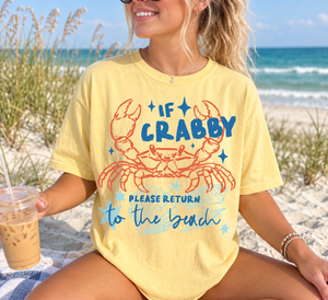 If Crabby Please Return To The Beach, Crabby Crab Bubble Tee, Beach Vibes Nautical Graphic Shirt 57717a08-21f2-4415-8051-b17326ec3726-gfh-4-.png