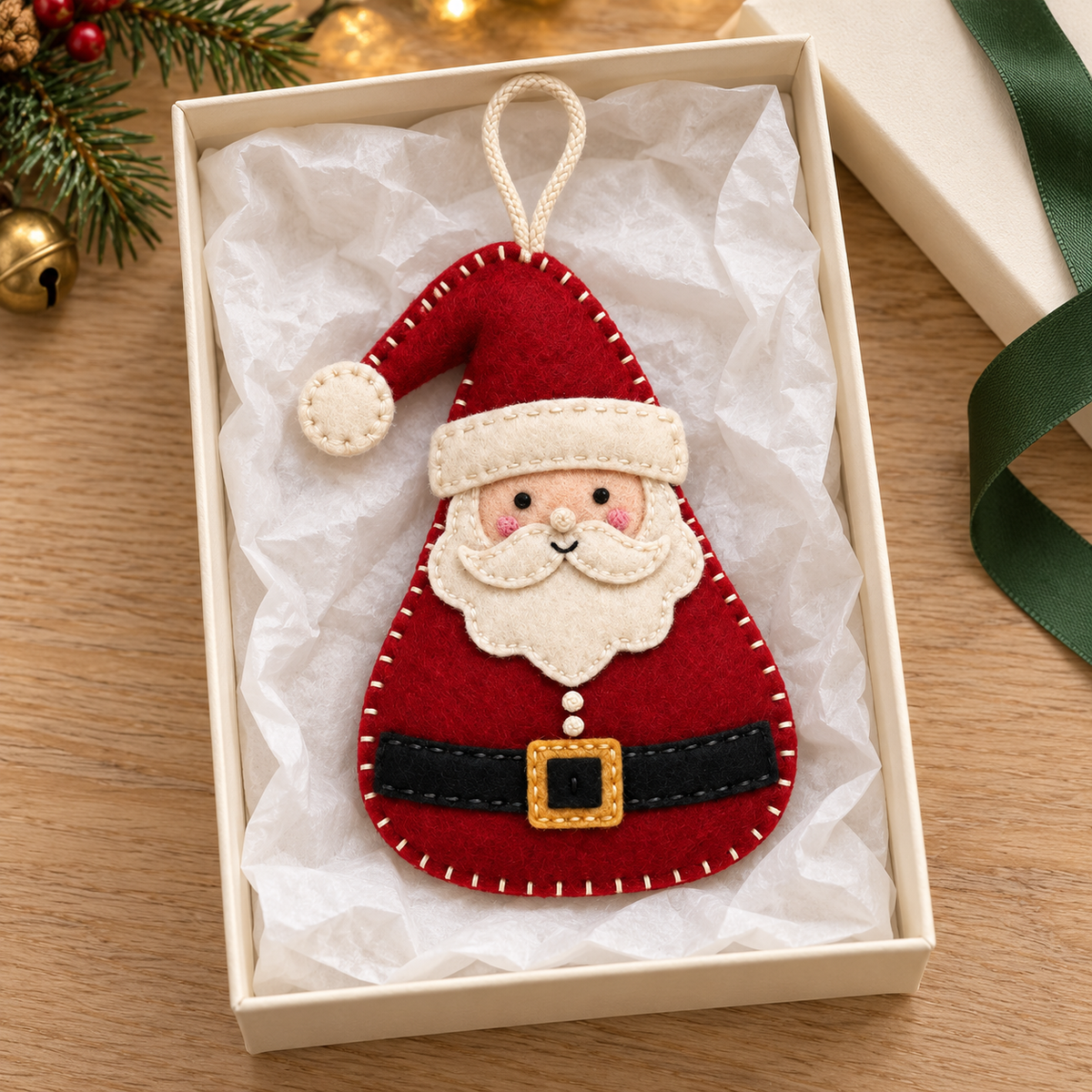 Santa Claus Unique Ornament, Christmas Felt Decor, Sewing Ornament, Gift For Christmas 5778c72e-2499-484d-891c-714a1ed0b158--ng-gi-Noel-trong-h-p-qu-ng-3.png