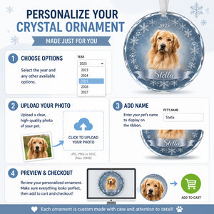 Custom Pet Photo Crystal Ornament with Name & Year - Personalized Crystal Ornament 579ce35f-70e8-43bc-9586-b7b662e29ea1.jpg
