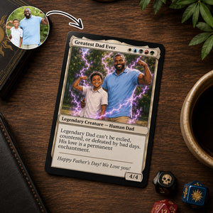 Custom MTG, Personalised MTG Card , Father's Day MTG custom card, Christmas MGT Card,Custom Dad MGT Card