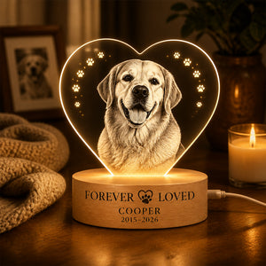Pet Memorial Heart LED Light – Forever Loved (Photo + Name + Years) - Personalized 3D LED Light Wooden Base 57ea157b-52f7-4f5f-85cb-b6a37a85eef8.jpg