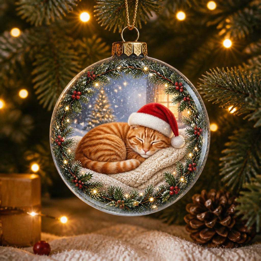 Custom Pet Photo Christmas Ornament – Snow-Globe Wreath Edition - Personalized Shape Ornament 582d4d14-41ea-4a17-9843-694b7f536960.jpg