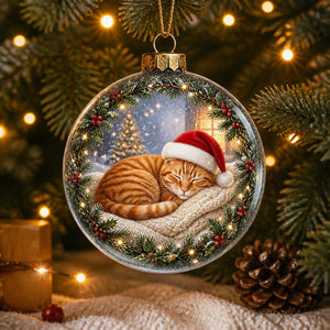 Custom Pet Photo Christmas Ornament – Snow-Globe Wreath Edition - Personalized Shape Ornament 582d4d14-41ea-4a17-9843-694b7f536960.jpg