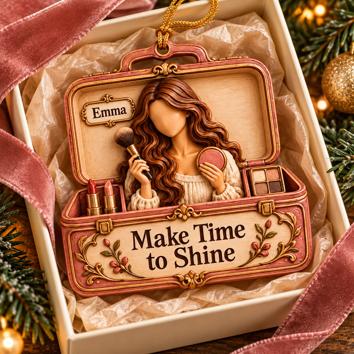 Personalized Makeup Lover Christmas Ornament – Custom Name Beauty Case Keepsake, Make Time to Shine Gift for Her 584bb56e-2e63-4375-8b7b-e8a7c3fb0603-Image-Sep-28-2026-12_02_40-PM-2.png