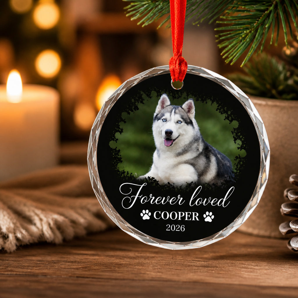 Forever Loved Pet Photo Crystal Ornament - Personalized Crystal Ornament 5857d2f0-a53e-4e7a-a103-1d7e2ff3f4cf.jpg