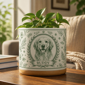 Custom Porcelain-Ink Pet Cameo Planter - Personalized Plant Pot & Vase 585d6554-a844-4a87-9559-8d275f263935.jpg