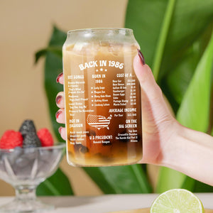Vintage 1986 Birthday Glass Tumbler: Wife 40th Birthday Woman Gifts, Gift for Her Him 586a9a34-80a2-4e7b-9e1e-39b48f7c20df-banner-5.jpg