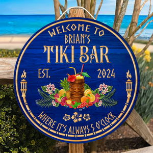 Personalized Tiki Bar Sign, Round Wood Decor for Outdoor Bar 5879b08b-a80c-4316-9ab1-149ae0e0f24a-1.jpg
