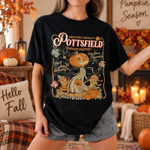 Greetings From Pottsfield Harvest Festival Shirt, OTGW Inspired Halloween Tee, Vintage Pumpkin Tshirt, Cozy Spooky Season Gift 58a011ad-aed5-4ddc-90be-ca020127b5aa-c9c6320a-cb28-4421-87c3-e6006ca5cf66.png