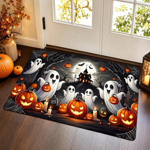 Halloween Area Rug Ghost Pumpkin Haunted House Printed Black Orange Autumn Indoor Floor Decor 58a04bcd-dd8f-40a0-8576-c6169018bcbd-3.jpg