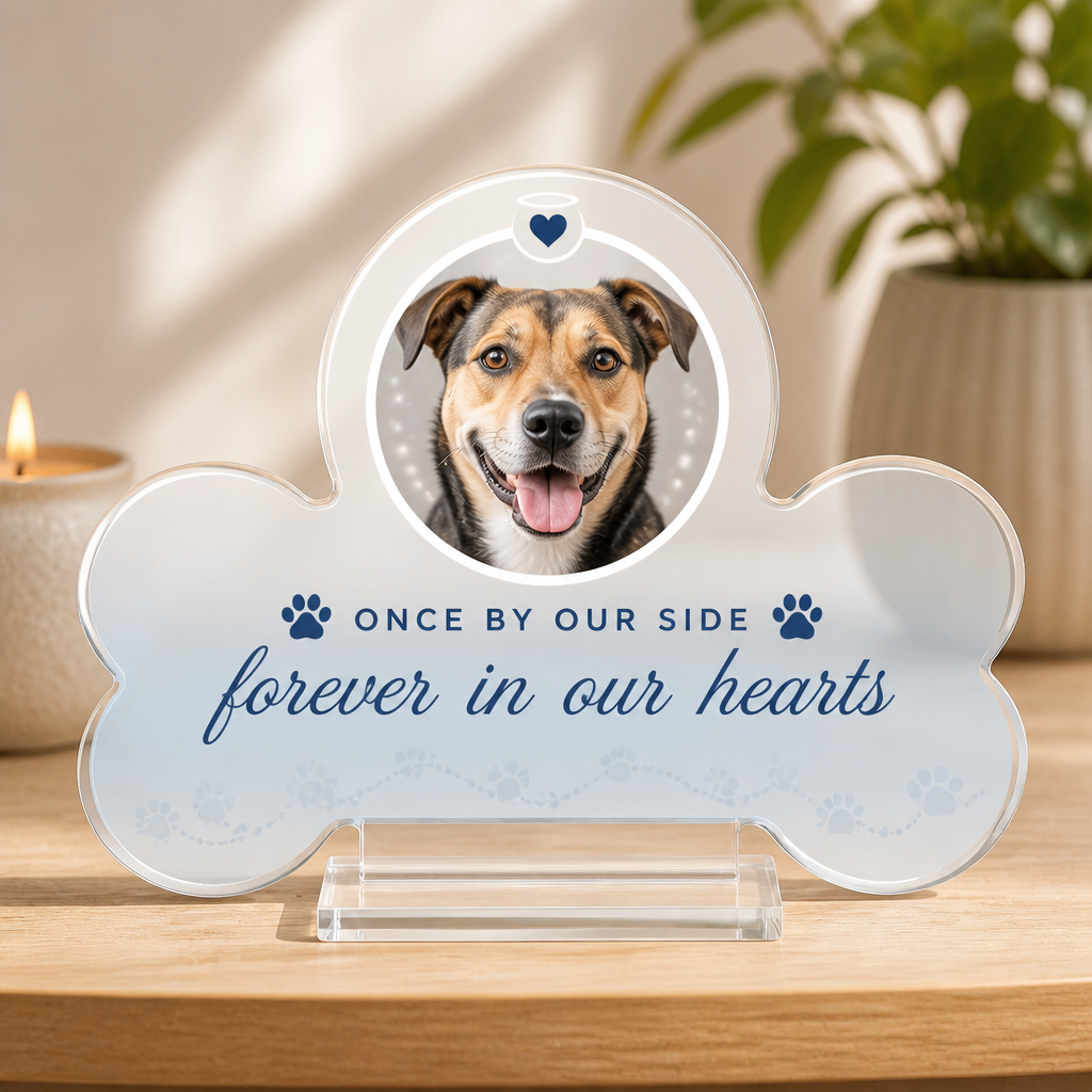 Pet Memorial Acrylic Bone Plaque – Photo Upload - Personalized Acrylic Custom shape Standing 1 layer (FS) 58a115a9-9201-40bb-b4e2-6bc9cf87bc80.png