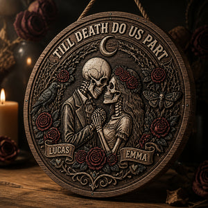 Till Death Do Us Part Personalized Skeleton Couple Wood Sign - Personalized Wood Sign 58d31ff2-db66-43c2-a60c-36071c4de372.jpg