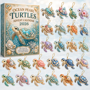 Pearl Sea Turtle Voyage Advent Calendar 2026 - 24-Day Festive Countdown, Acrylic Charms Blind Box - Gift For Turtle Lovers 58fb3c12-ba67-4893-86e1-5dfc81c3dca9-pearl-turtle-box-charms.png