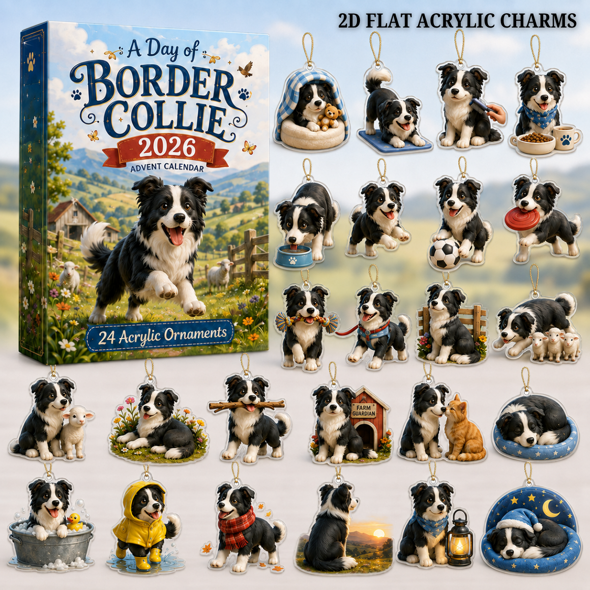 A Day of Border Collie Advent Calendar 2026 - 24-Day Festive Countdown, Acrylic Charms Blind Box - Gift For Border Collie 58fde917-c70c-4360-999e-ccdb44a68148-border-collie-text.png
