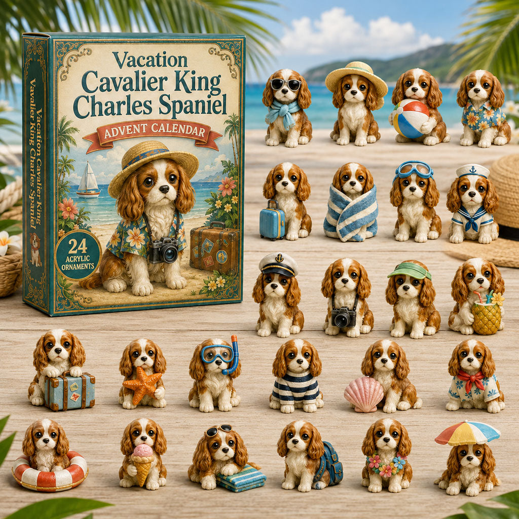 Vacation Cavalier King Charles Spaniel Advent Calendar 2026 - 24-Day Festive Countdown, Acrylic Charms Blind Box - Gift For Dog Lovers 5908885e-aec5-45a5-bb05-fe2e894bd0c7-cavalier-king.jpg