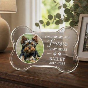 Personalized Pet Memorial Bone Acrylic Plaque — Photo, Name & Years - Personalized Custom Shape Acrylic Plaque 592212cb-416a-43e0-87d4-ac1c5498a2dd.jpg