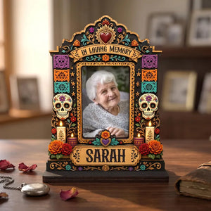 Personalized Día de los Muertos Memorial Photo Frame, Custom Ofrenda Altar Shrine Wooden Frame, Sugar Skull Remembrance Gift, Altar Keepsake 593b88a9-b01a-4ec1-b674-36b46c3bd72c-GFTGFGGGFF-2-.webp