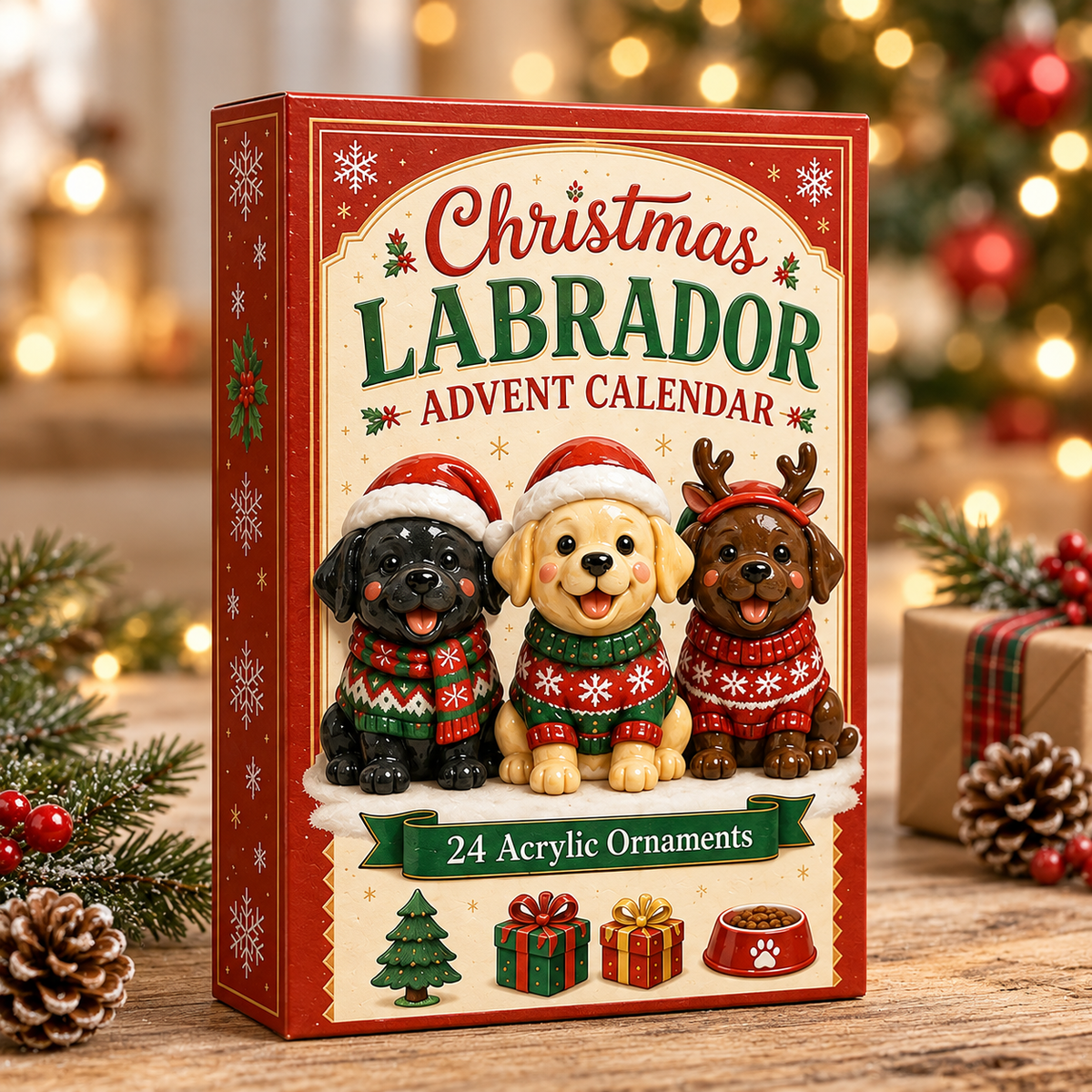 Christmas Labrador Toy Advent Calendar 2026 - 24-Day Festive Countdown, Acrylic Charms Blind Box - Gift For Labrador Lovers 59592b6c-60dd-47f4-bee4-5722ad9bb1ef-labrador-box.png
