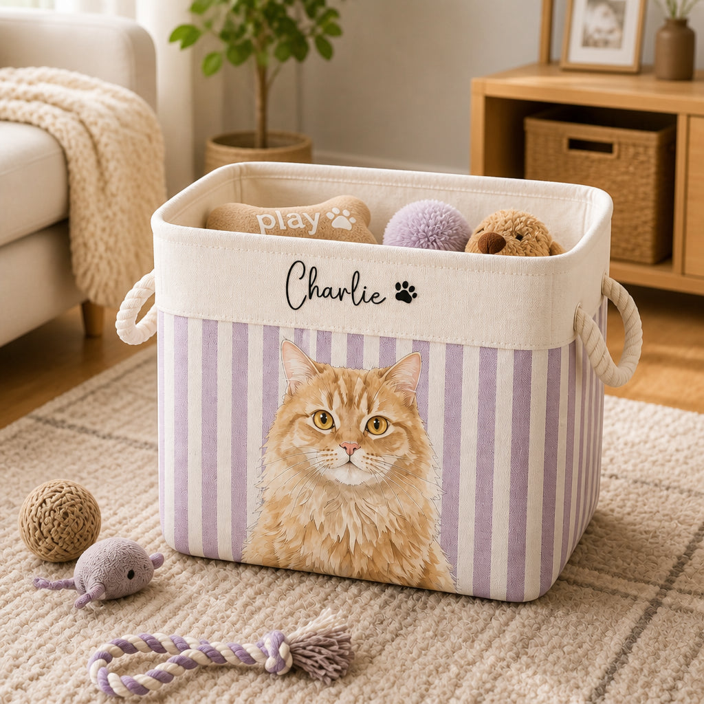 Custom Pet Toy Storage Bin – Photo Portrait + Name - Personalized Storage Bag 596ad82f-c6f6-4e31-8cdf-b1bb3454a592.jpg