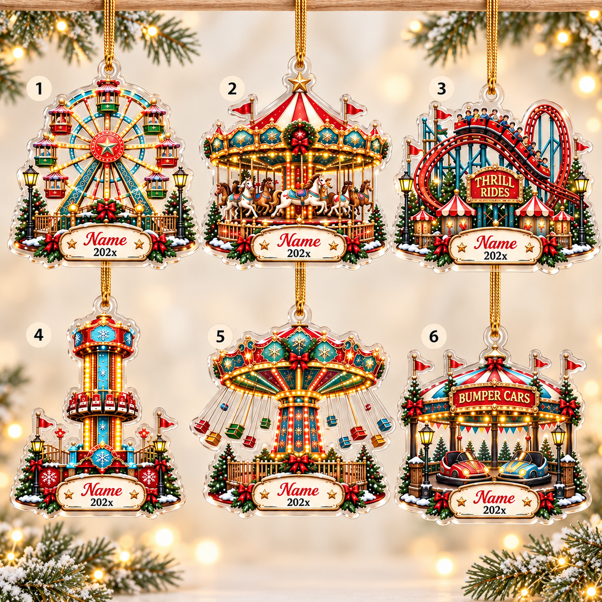 Personalized Carnival Ornament, Christmas Amusement Park Ride Ornament, Ferris Wheel Carousel Roller Coaster Custom Name Gift 598537bb-aa6e-40cb-8e1a-5d8a0d145559-S-u-m-n-treo-Noel-khu-vui-ch-i.png