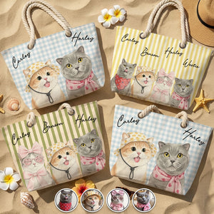 Beachside Kitties - Personalized Beach Bag - Summer Gift For Cat Lovers 59a2dd9a-ba14-4e82-a053-63f02baed5d8-2.webp
