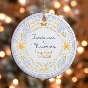 Personalized Engagement Ornament Custom Couples Gift with Names and Date Engaged Ornament Christmas Keepsake Newly Engagement Present 59cd73a1-0318-470d-bdd9-41c4c0d637ab-2.jpg
