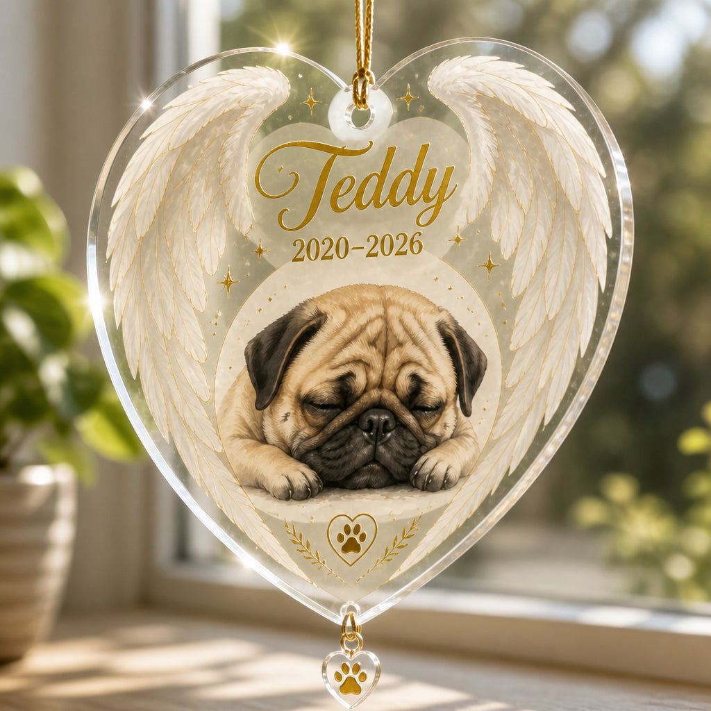 Angel Wings Pet Memorial Portrait Ornament - Personalized 1 Layered Suncatcher with Charm 59fd7433-c992-4bb4-bb81-49949ba5ea05.jpg