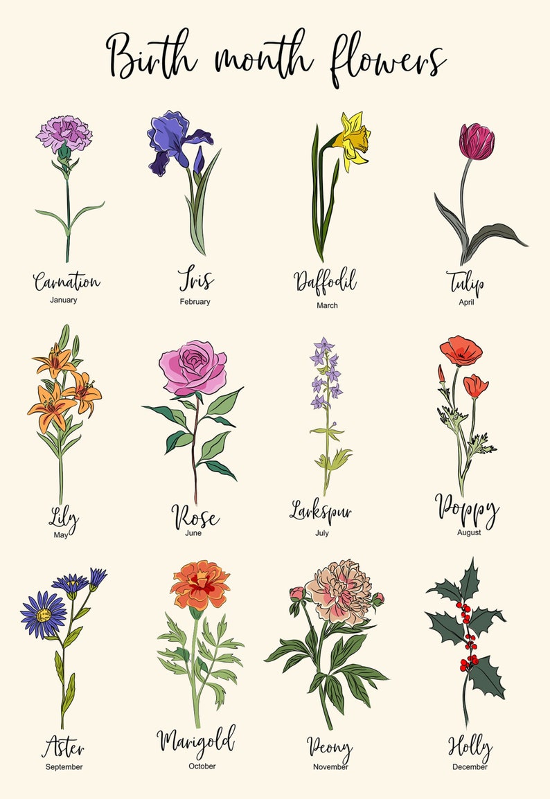 Grandma's Garden Birth Month Flower - Personalized Tumbler - Gift For Mother