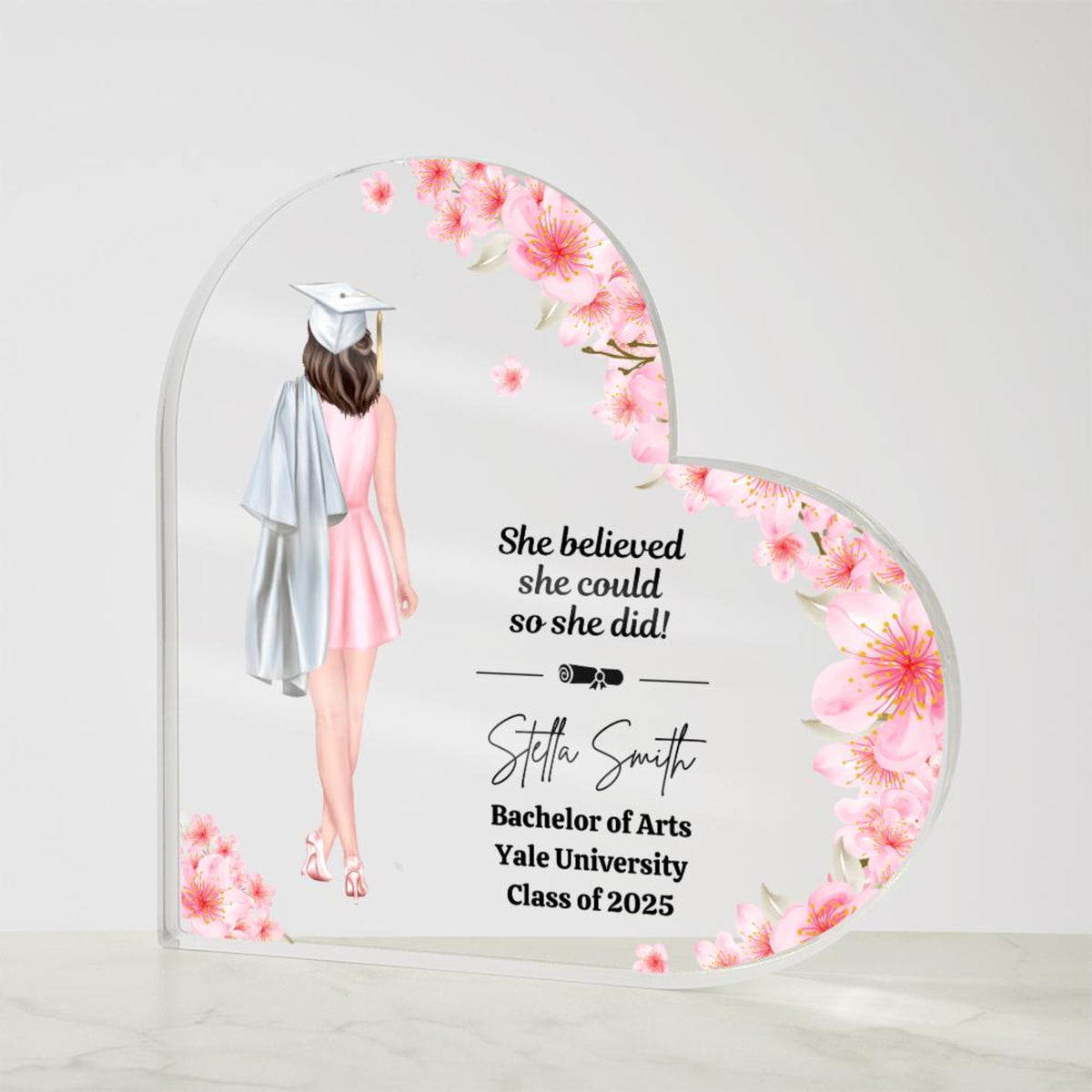 Personalized Graduation Gift for Daughter, Grad Gifts for Her, High school, College Graduation, Masters Degree