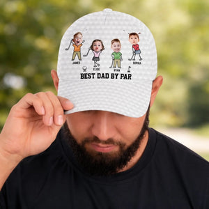 Dad Born To Play Golf - Personalized Classic Cap - Gift For Golf Dad, Grandpa, Father's Day