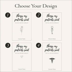 Custom Nurse Journal, Medical Physician Notebook, Personalized Doctor Journal, Nurse Appreciation Gifts, Nurse Graduation Gift, Gift for RN