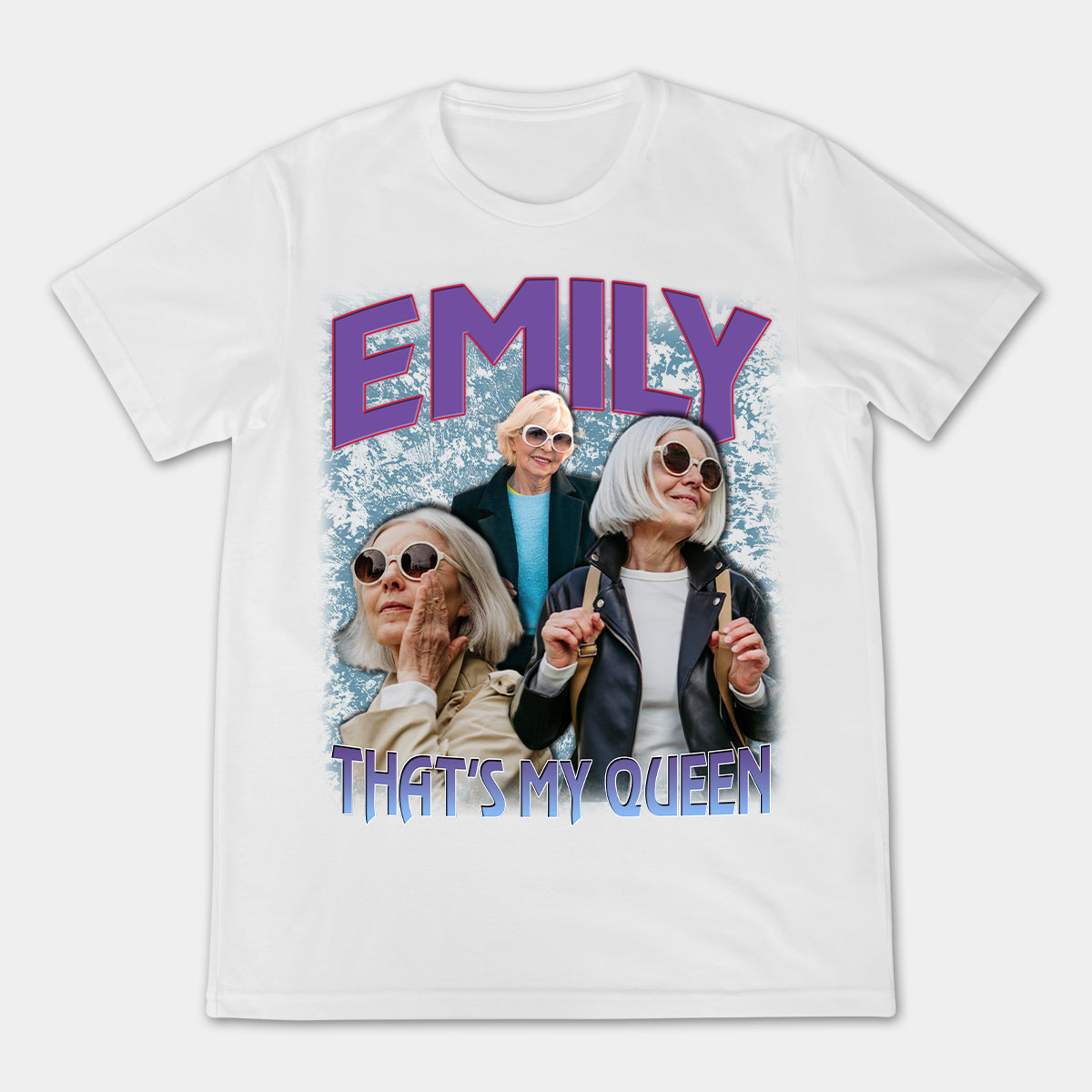 Custom photo 90's Bootleg - Personalized photo T-shirt