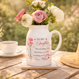 Personalized Mother's Day Flower Vase, The Only Thing Better Than Being Your Mother, New Mom Gift, Mother's Day Gift Mom, Gift for Daughter
