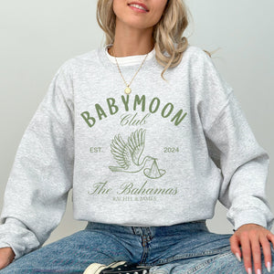 Babymoon Shirt Custom Babymoon Vacation, Maternity Baby Reveal Shirt, Beach Pregnancy Announcement Shirt, Personalized Nautical Baby Shower Tee