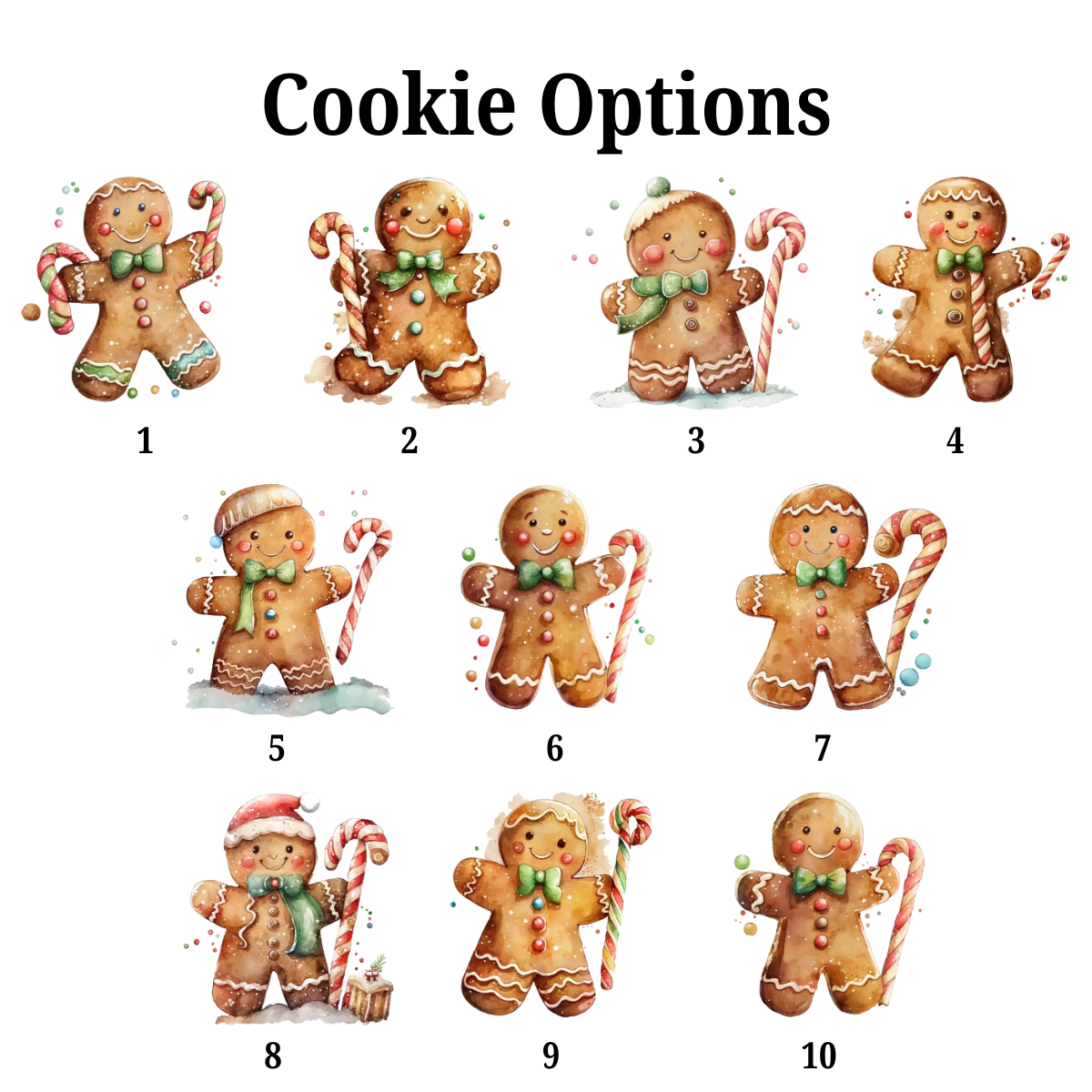 Grandma's Favorite Cookies - Personalized Ceramic Plate - Christmas Gift, Birthday Gift For Mom, Grandma