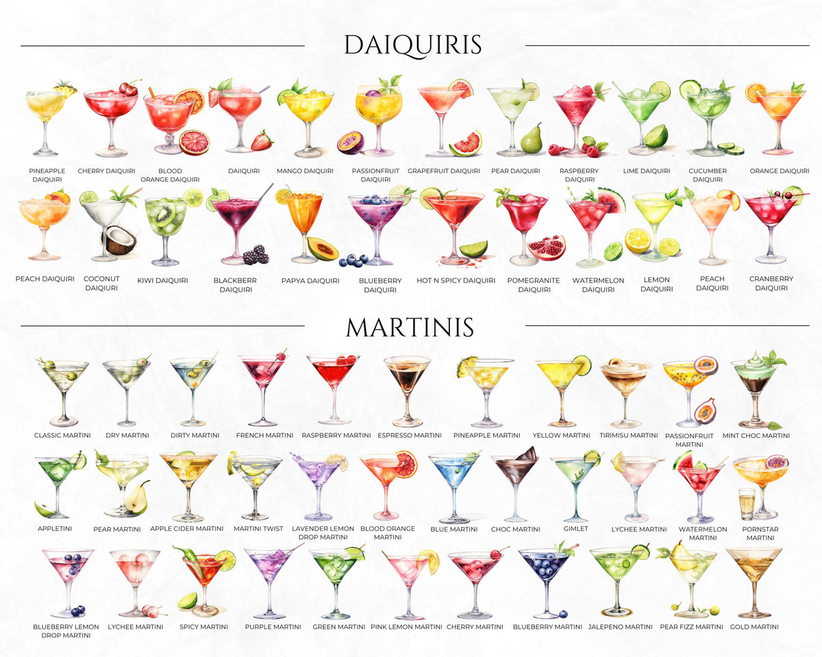 Custom Roommate Drink Print, Roommates as Drinks, Trendy College Apartment Dorm Art, Bar Cart Decor, Cocktail Poster, Personalized Wall Art