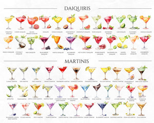 Custom Roommate Drink Print, Roommates as Drinks, Trendy College Apartment Dorm Art, Bar Cart Decor, Cocktail Poster, Personalized Wall Art