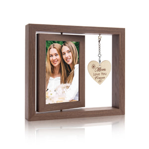 Mother & Daughter Photo, Double Sided Rotating Photo Frame, Mother's Day Birthday Gift