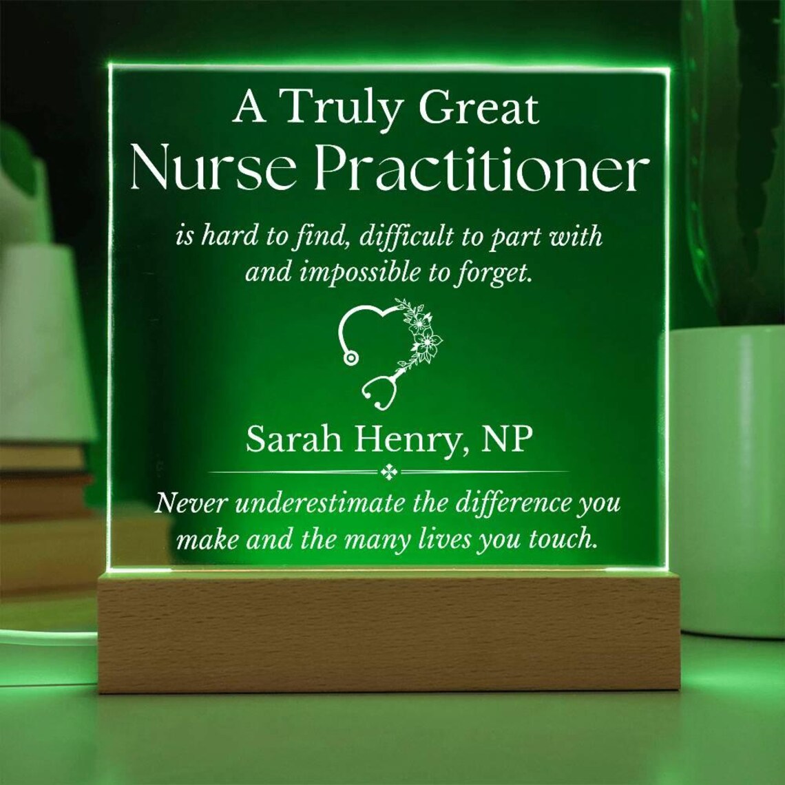 Personalized Nurse Practitioner Sign, Nurse Practitioner Graduation Gifts, Gifts for Nurse Practitioner, Nurse Practitioner Appreciation, NP