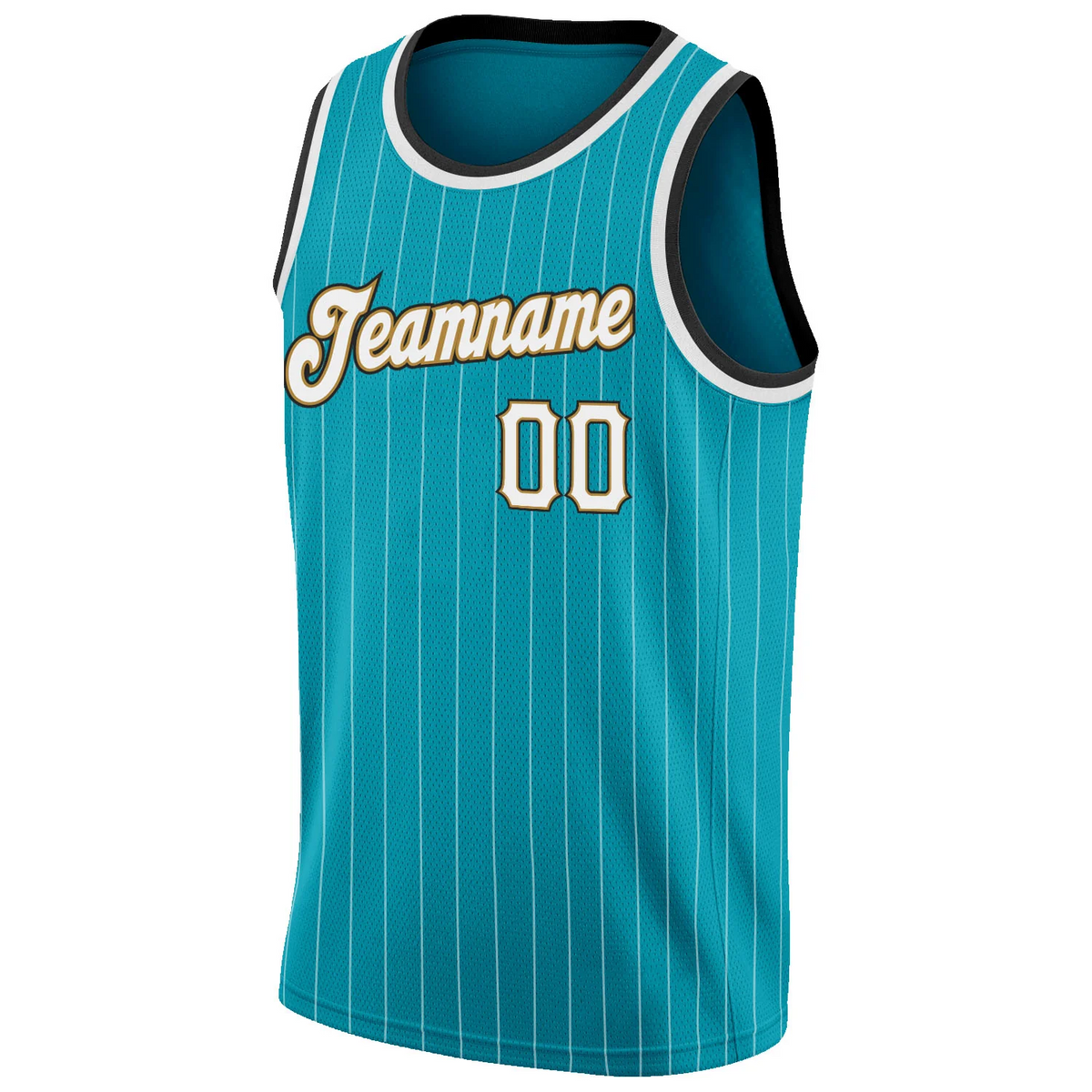 Custom Teal White Pinstripe White-Old Gold Authentic Basketball Jersey 5_174a3231-5a58-45f8-b380-199360118d37.png
